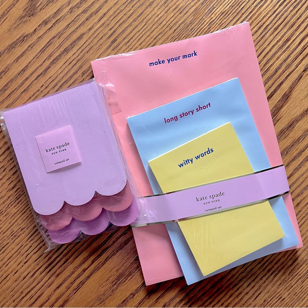 Kate Spade Notepad Paper Set - Picture 2 of 6
